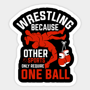 Funny Wrestling Martial Art Sticker